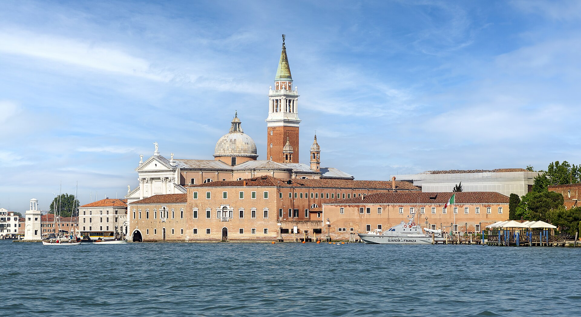 The church of San Giorgio Maggiore in Venice, a work by Andrea Palladio