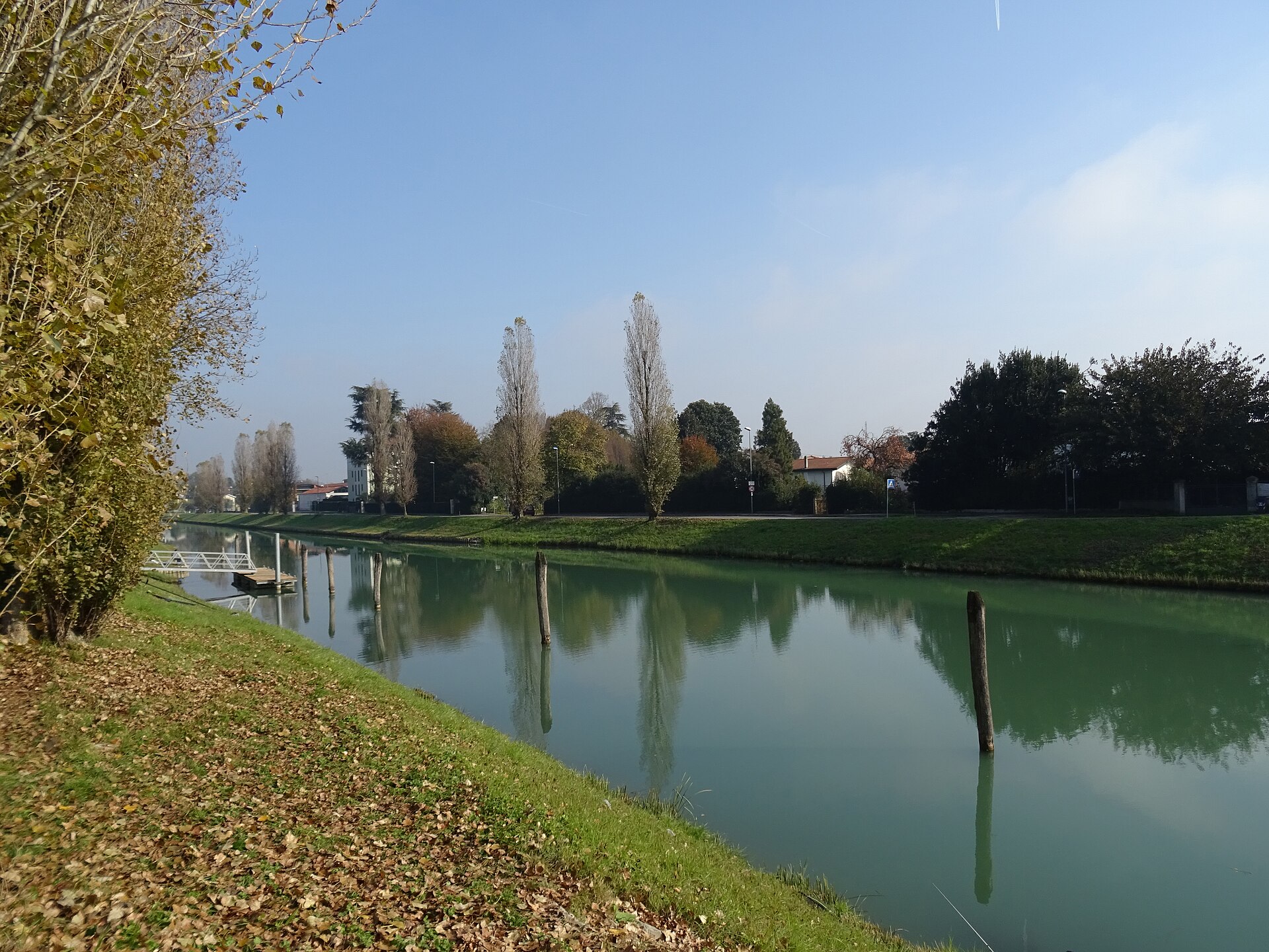 The Naviglio del Brenta at Dolo, the canal along which cruises sail towards the Venetian villas